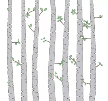 Sticker albero di Betulla - TenStickers