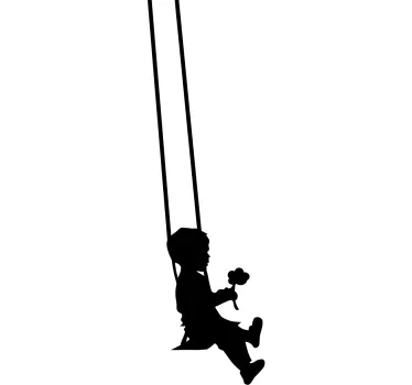 Sticker bambini altalena - TenStickers