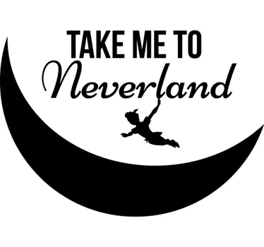 Sticker bambini take me to Neverland - TenStickers