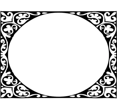 Sticker cornice modernista - TenStickers