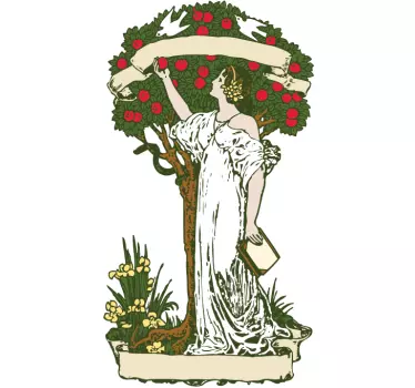 Sticker decorativo albero delle scienze - TenStickers