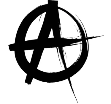 Sticker decorativo anarchia - TenStickers