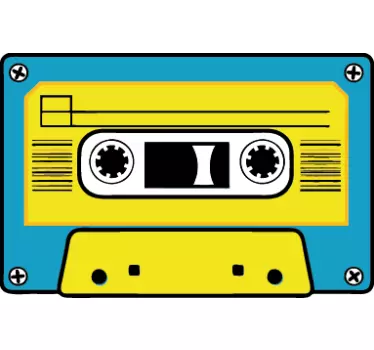 Sticker decorativo audiocassetta 20 - TenStickers