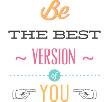 Sticker decorativo best version of you - TenStickers