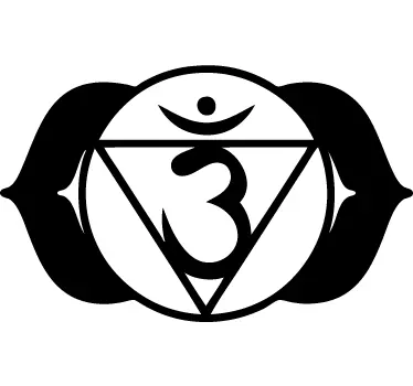 Sticker decorativo chakra ajñacakra - TenStickers