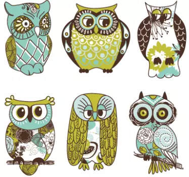 Sticker decorativo collezione rapaci - TenStickers