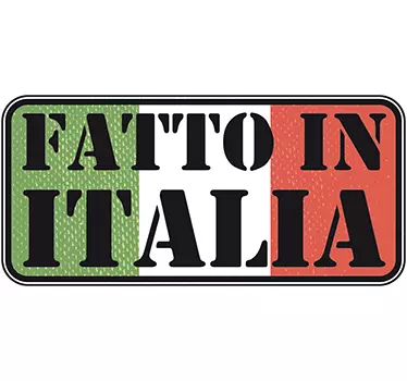 Sticker Decorativo Fatto in Italia - TenStickers