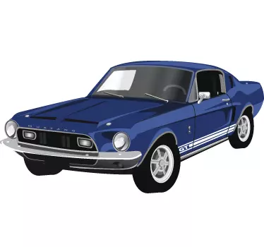 Sticker decorativo Ford Mustang - TenStickers
