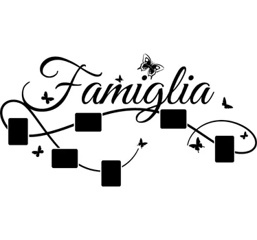 Sticker decorativo foto famiglia IT - TenStickers