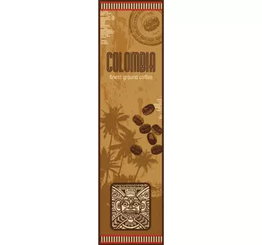 Sticker decorativo frigo caffè colombiano - TenStickers