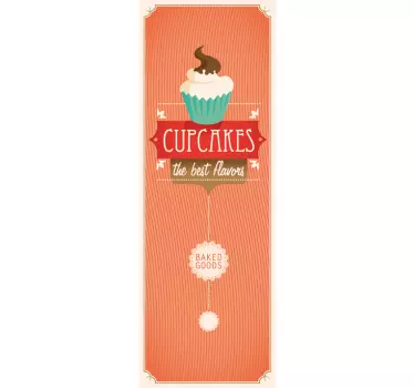 Sticker decorativo frigo cupcakes - TenStickers