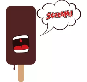 Sticker decorativo ice scream - TenStickers