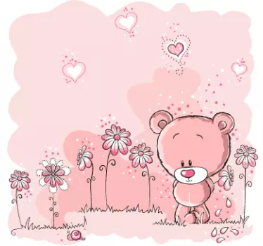 Sticker decorativo il mio orsetto di peluche - TenStickers