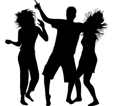 Sticker decorativo lavagna dance - TenStickers