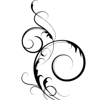 Sticker decorativo linea eleganza 9 - TenStickers