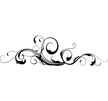 Sticker decorativo linea eleganza astratto - TenStickers