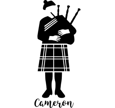 Sticker decorativo lo zampognaro - TenStickers