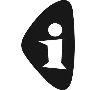 Sticker decorativo logo info 2 - TenStickers