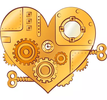 Sticker decorativo meccanismo - TenStickers