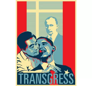 Sticker decorativo politica trasgressiva - TenStickers