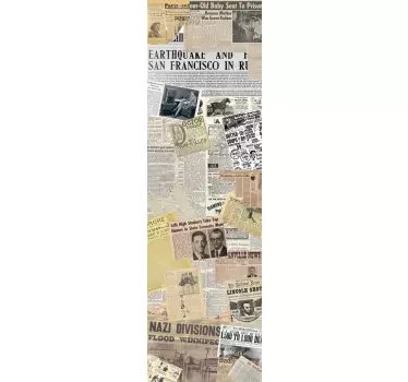 Sticker decorativo ritagli di giornale - TenStickers