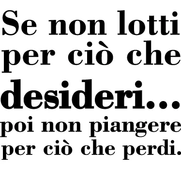 Sticker decorativo se non lotti - TenStickers