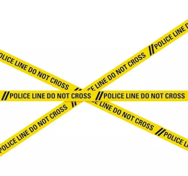 Sticker decorativo sigillo polizia - TenStickers