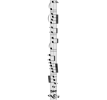 Sticker decorativo sinfonia Beethoven - TenStickers