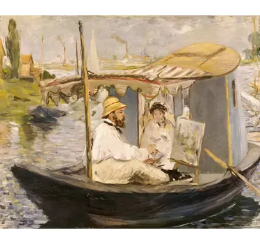 Sticker decorativo sulla barca Manet - TenStickers