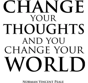 Sticker frase Norman Vincent - TenStickers