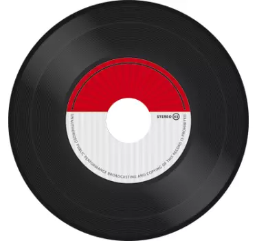 Sticker orologio parete single vinile - TenStickers