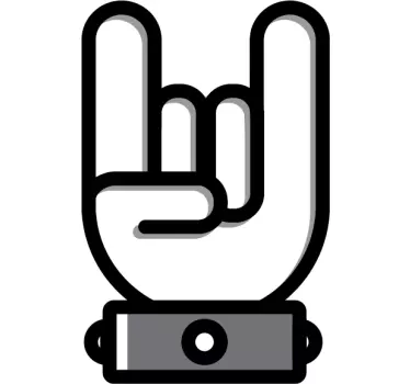 Sticker per auto heavy metal - TenStickers