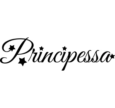 Sticker Principessa - TenStickers