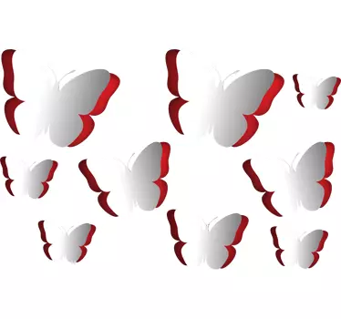 Stickers farfalle 3D - TenStickers