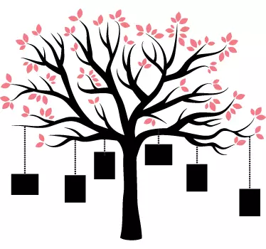 Adesivo murale albero personalizzabile - TenStickers