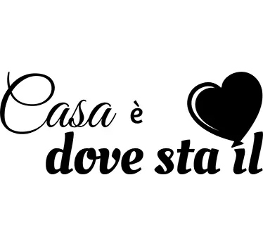 Wall Sticker Casa - TenStickers