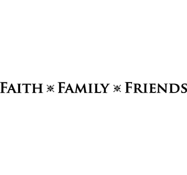 Wall sticker Fede, Famiglia, Amici - TenStickers