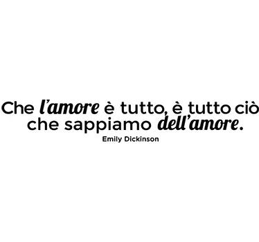 Wall Sticker Frase Amore - TenStickers