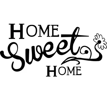 Wall sticker home sweet home - TenStickers