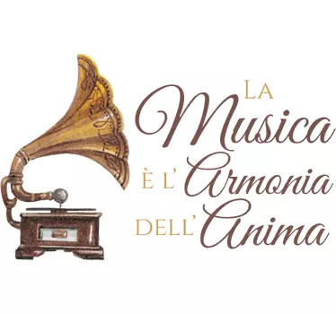 Wall Sticker Musica Anima - TenStickers