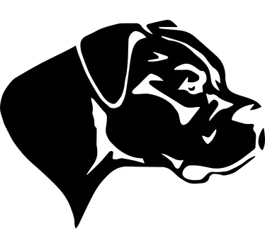 Wall sticker silhouette Dogo - TenStickers