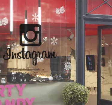 Adesivo instagram logo - TenStickers