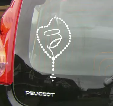 Sticker decorativo rosario - TenStickers