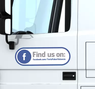 Vetrofania Facebook - TenStickers