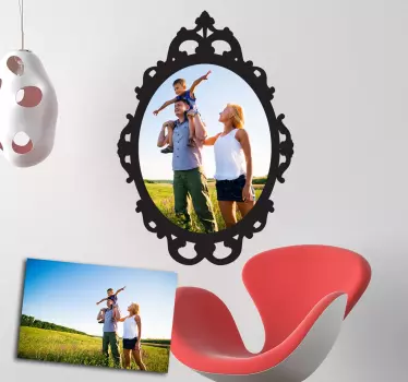 Wall Sticker Cornice Foto - TenStickers