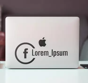 Adesivo per negozio facebook - TenStickers