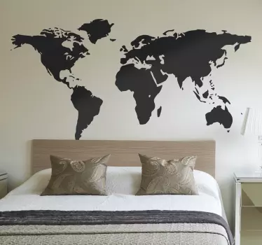 Adesivo decorativo mappamondo - TenStickers