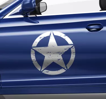 Adesivo icona stella militare - TenStickers