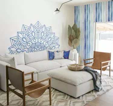 Adesivo per parete con stile mandala - TenStickers