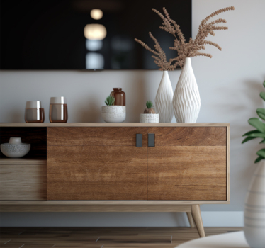 Carta adesiva per mobile texture madera marrone - TenStickers